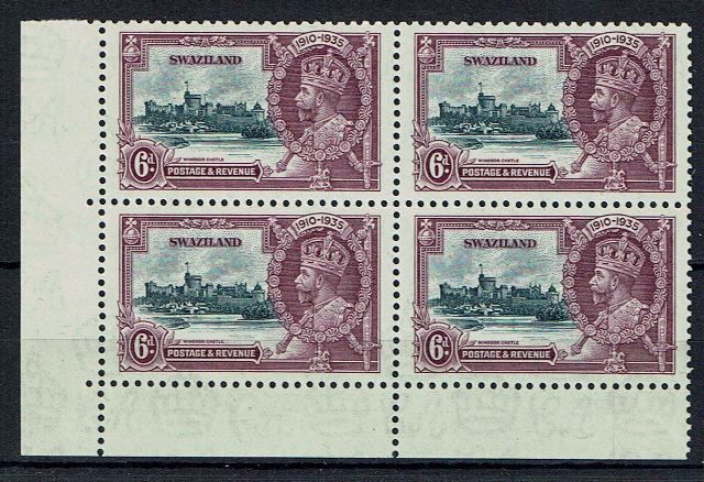 Image of Swaziland SG 24/24a UMM British Commonwealth Stamp